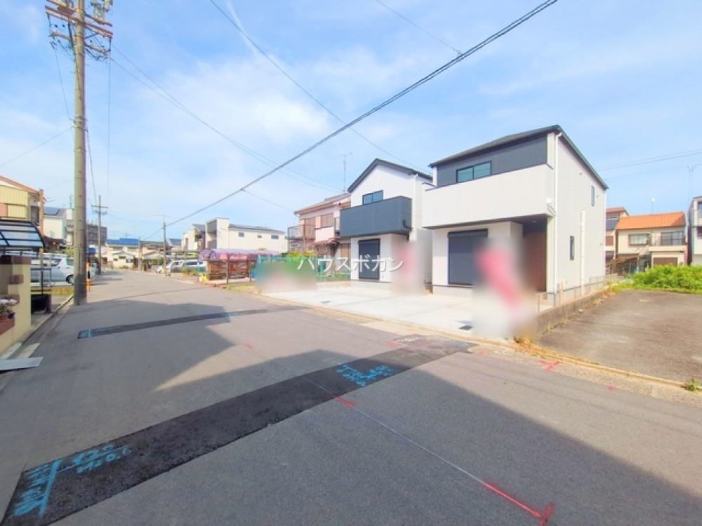 前面道路広々！