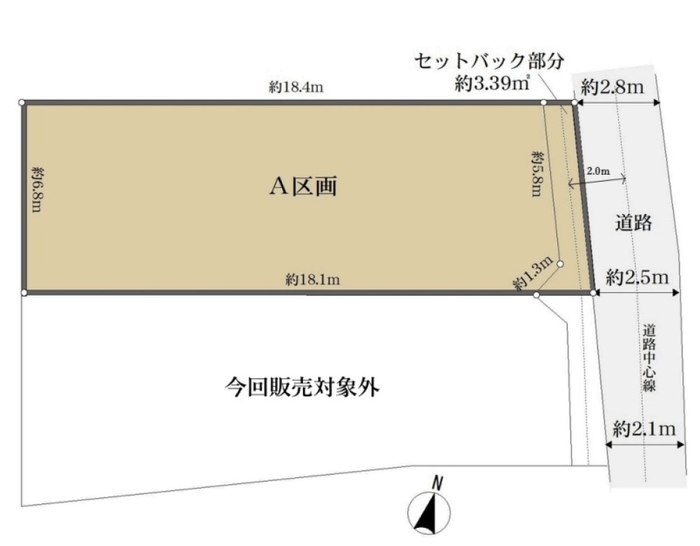 名古屋市中村区下中村町四丁目　全2区画　A区画 画像1