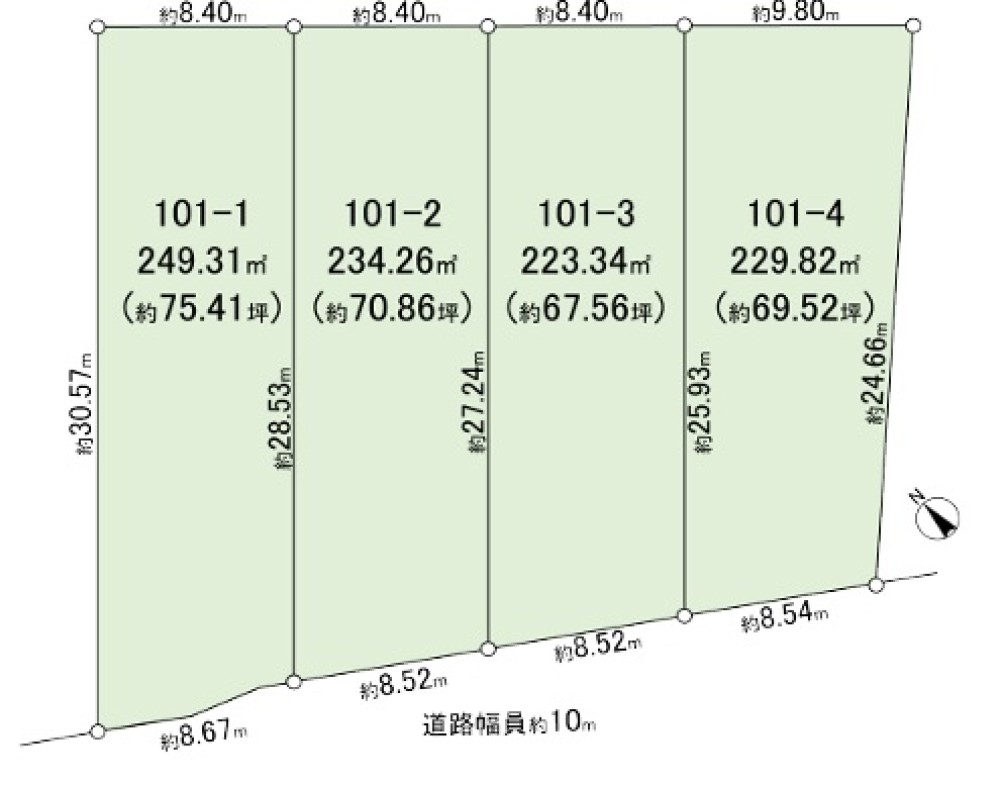 名古屋市緑区瀬木南　全4区画　4号地 画像1