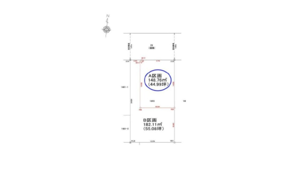 名古屋市名東区八前二丁目　全2区画　A区画 画像1