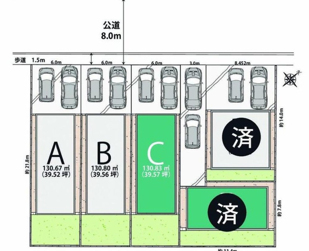 春日井市鳥居松町三丁目　全5棟　C棟 画像1