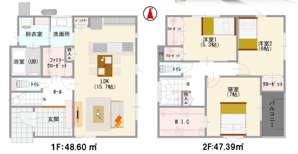 春日井市如意申町第2　全2棟　2号棟 画像2
