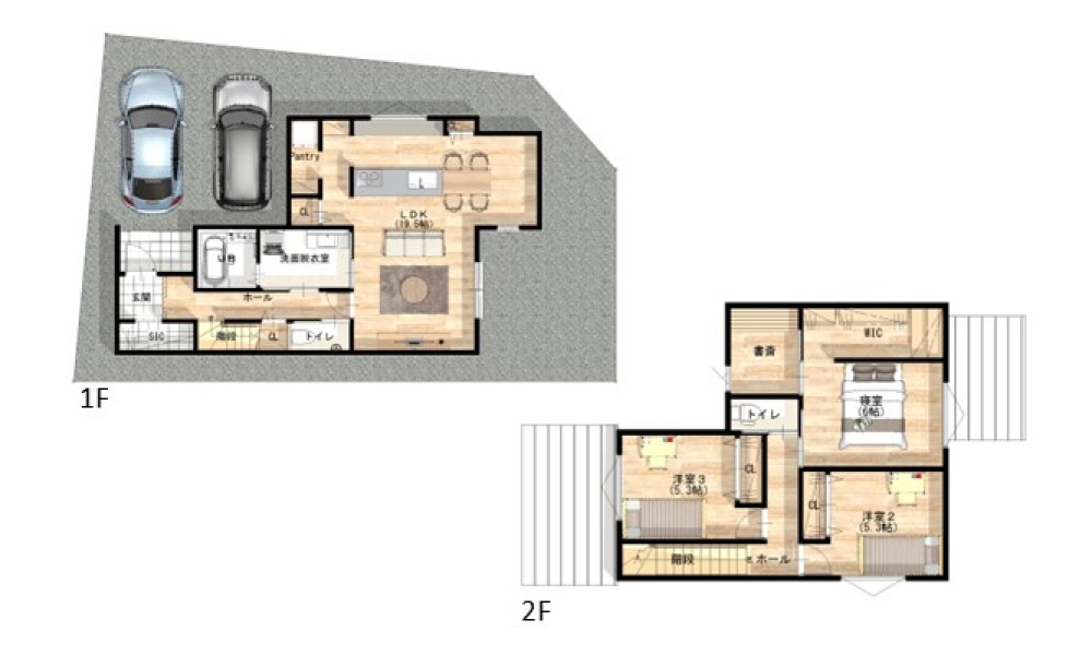 【HOLIDAYS SELECT】春日井市中新町　全1棟（121-Nプラン） 画像2