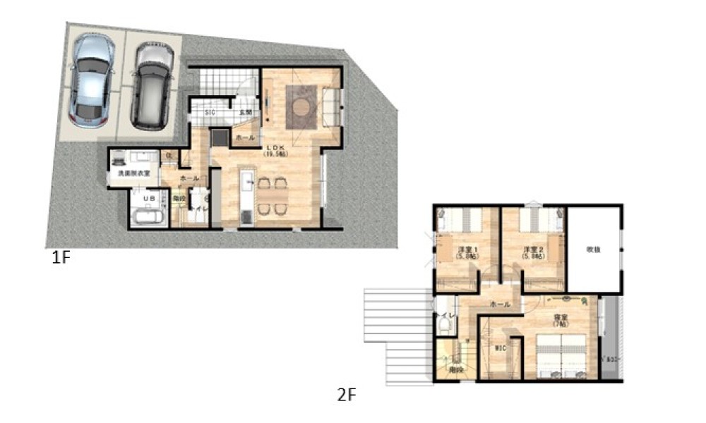 【HOLIDAYS SELECT】春日井市中新町　全1棟（122-Nプラン） 画像1
