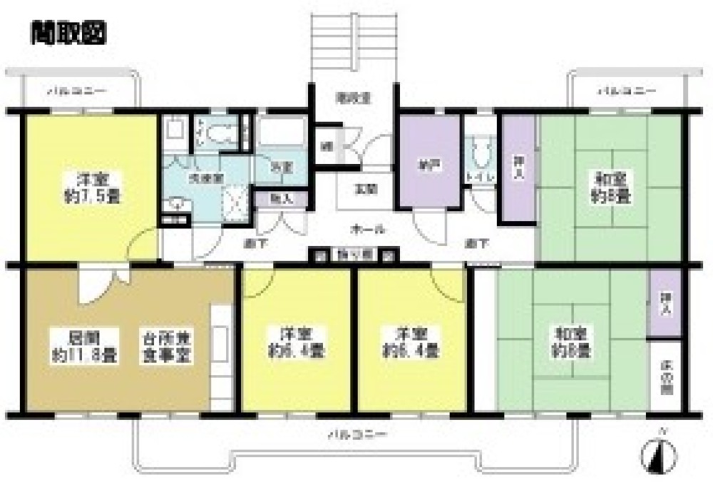 グリーンハイツ押草住宅　106棟 画像1