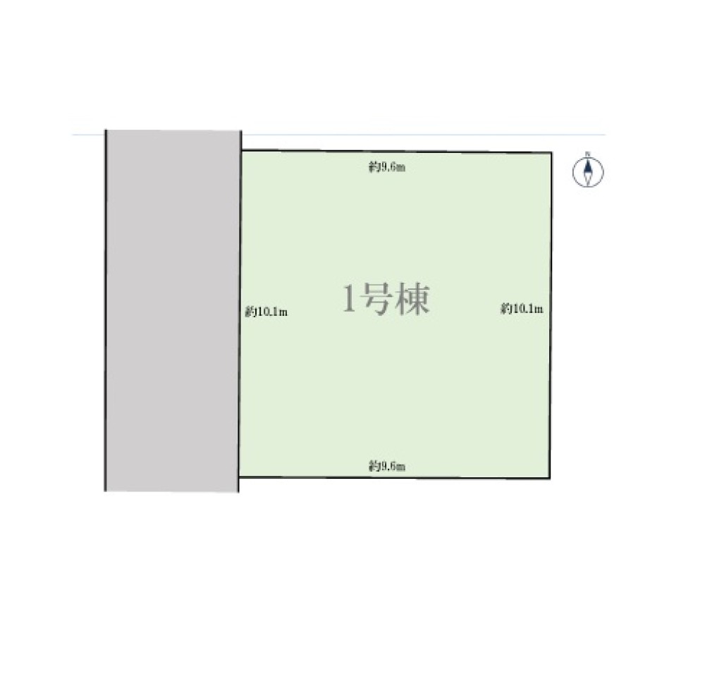 名古屋市北区西味鋺三丁目　3期　全1区画　1号地 画像1