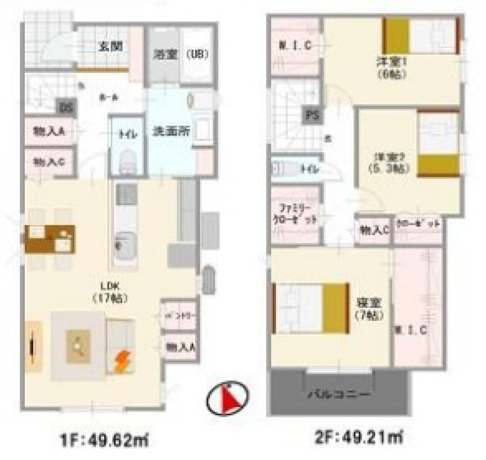 名古屋市中川区柳島町第二　全4棟　1号棟 画像2