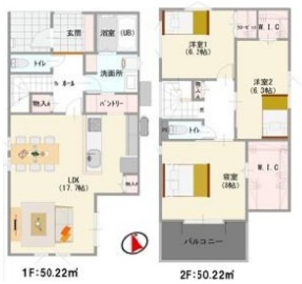 名古屋市中川区柳島町第二　全4棟　2号棟 画像1