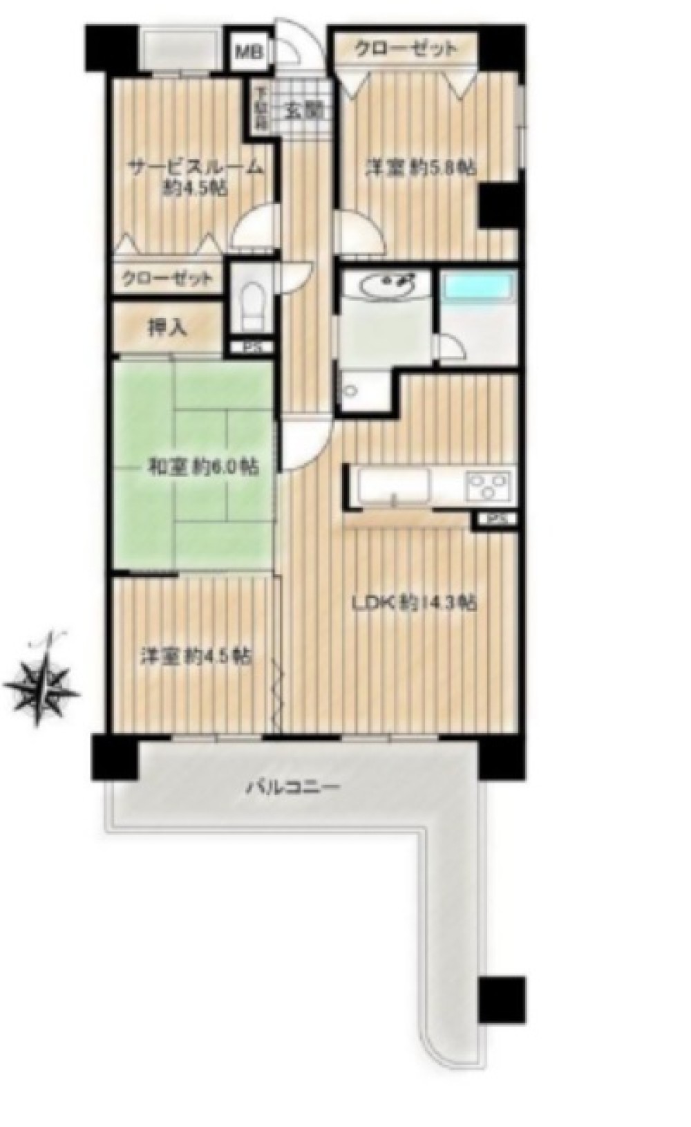 バンベール藤ケ丘 画像1