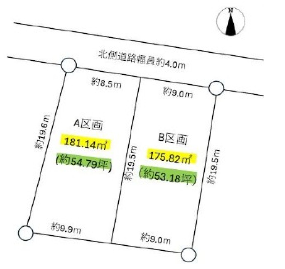 豊田市西岡町　全2区画　A区画 画像1