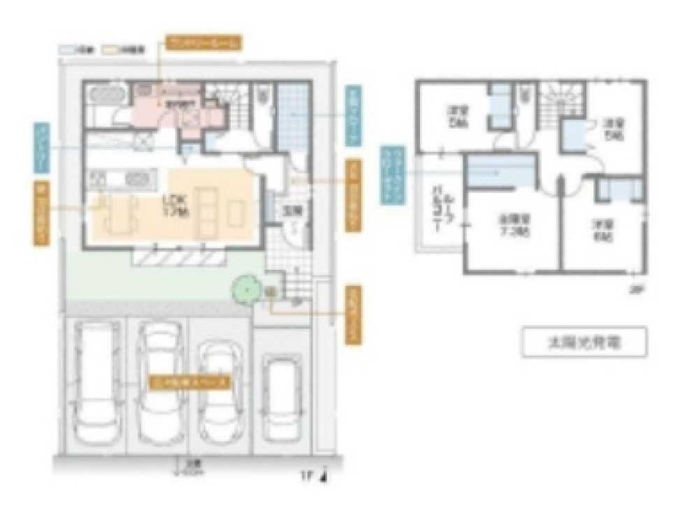 尾張旭市南本地ケ原町　全2棟　A棟 画像1