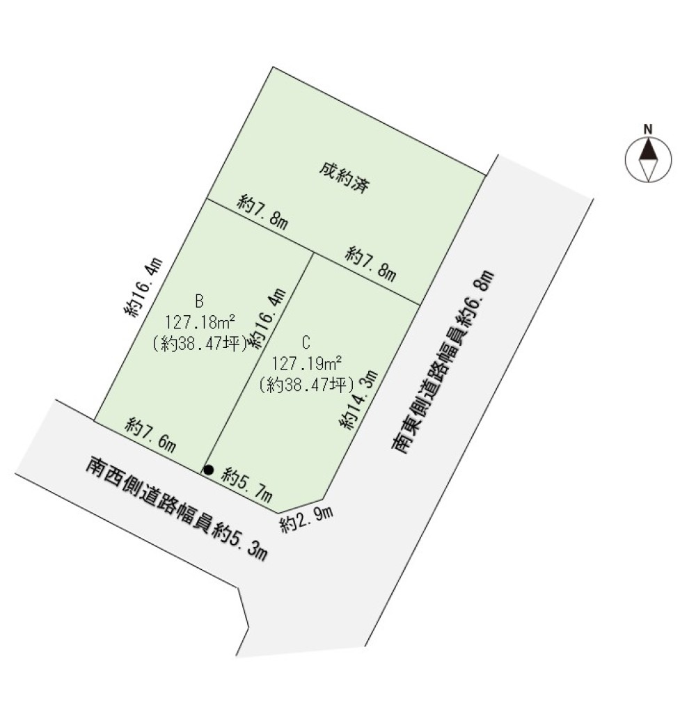 幸田町菱池第Ⅳ期　全3区画　C区画 画像4