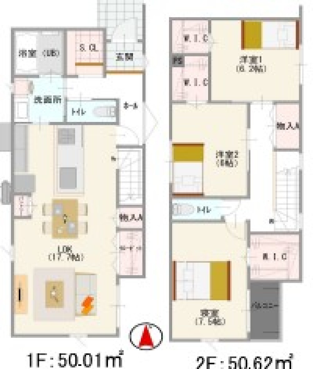 豊田市上郷町　第十　全3棟　2号棟 画像2