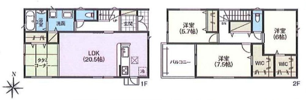 春日井市気噴町　第10　全2棟　2号棟 画像2