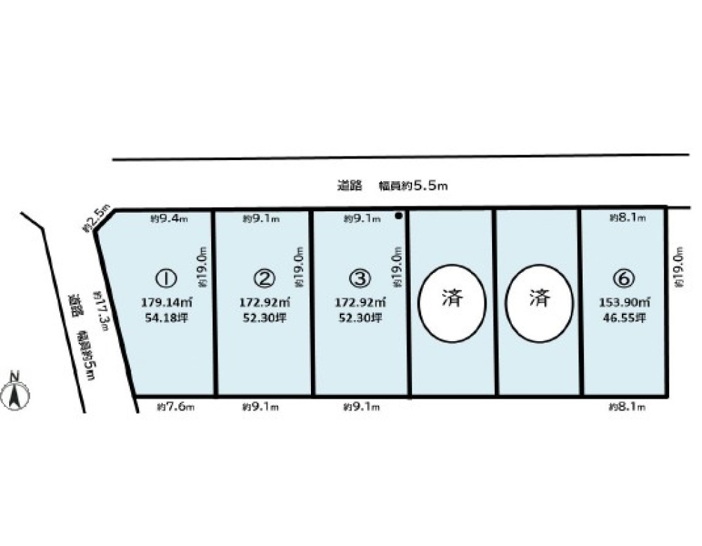 豊川市本野町西浦南　全6区画　6号地 画像1