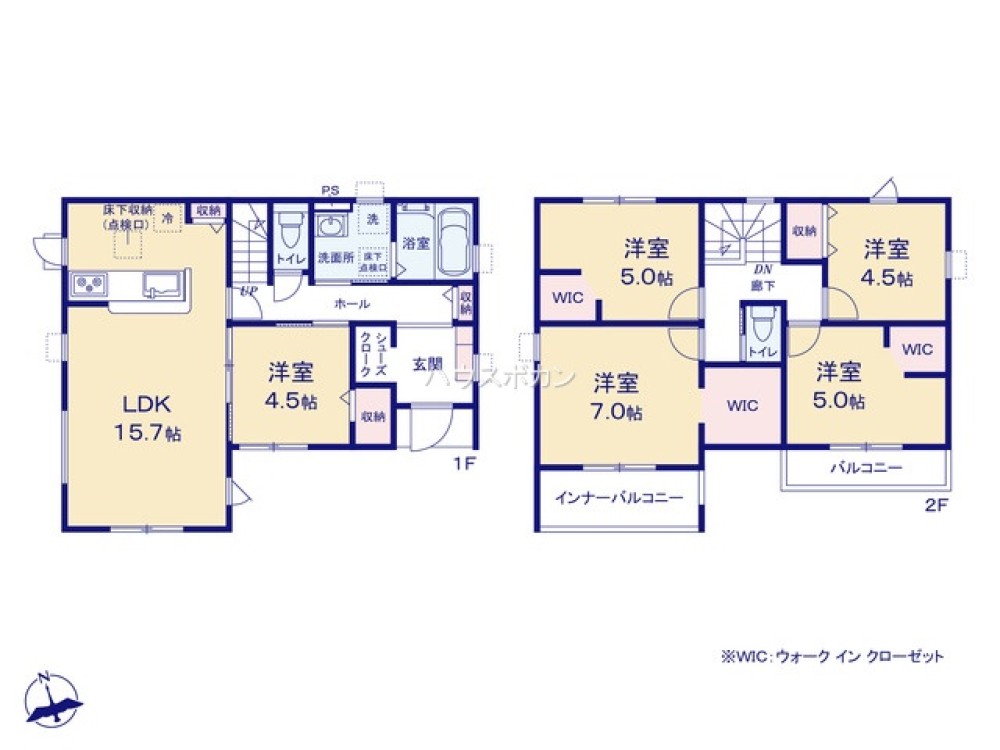 春日井市神屋町玉畑　全4棟　2号棟 画像4