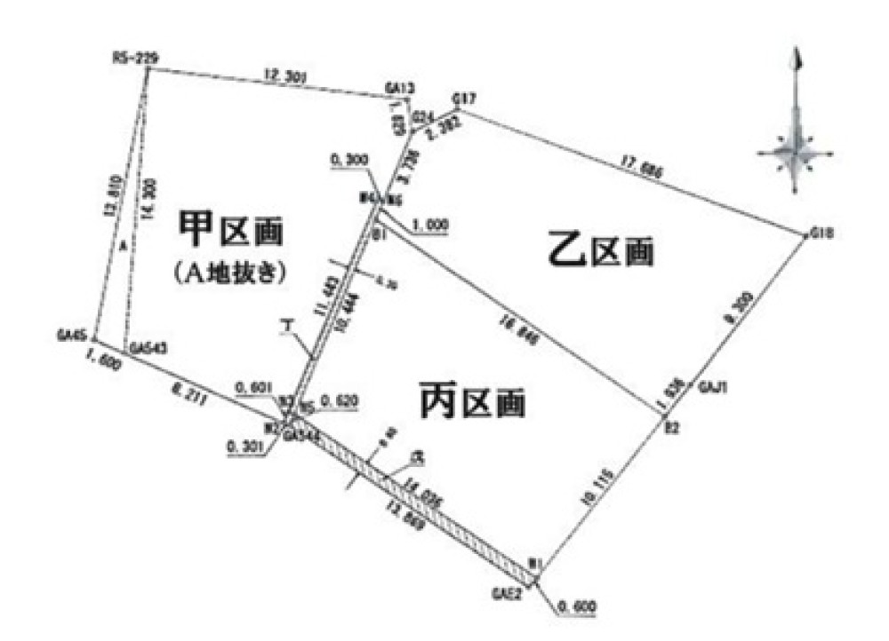 小牧市小木三丁目　全3区画　乙区画 画像1
