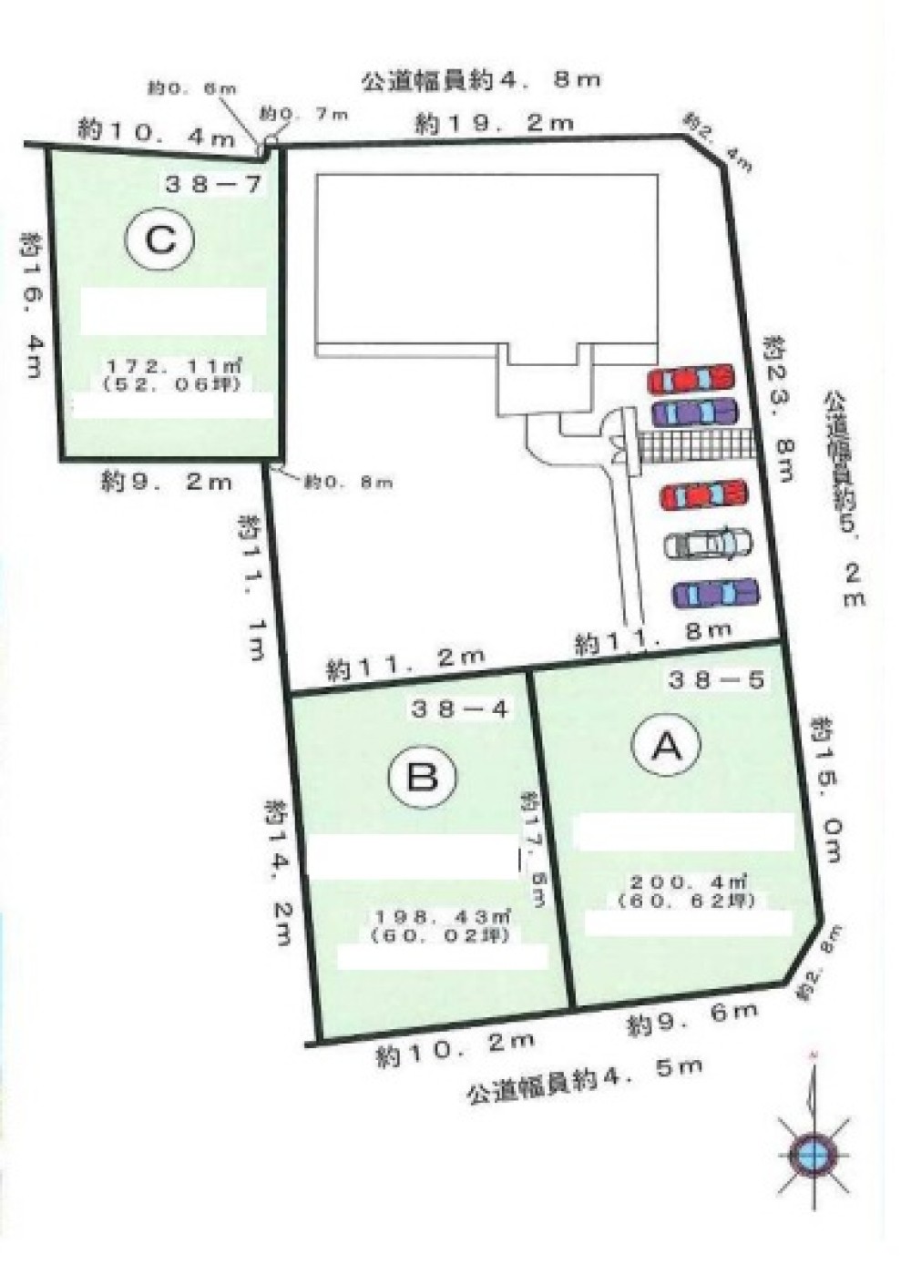一宮市明地　全3区画　B区画 画像1