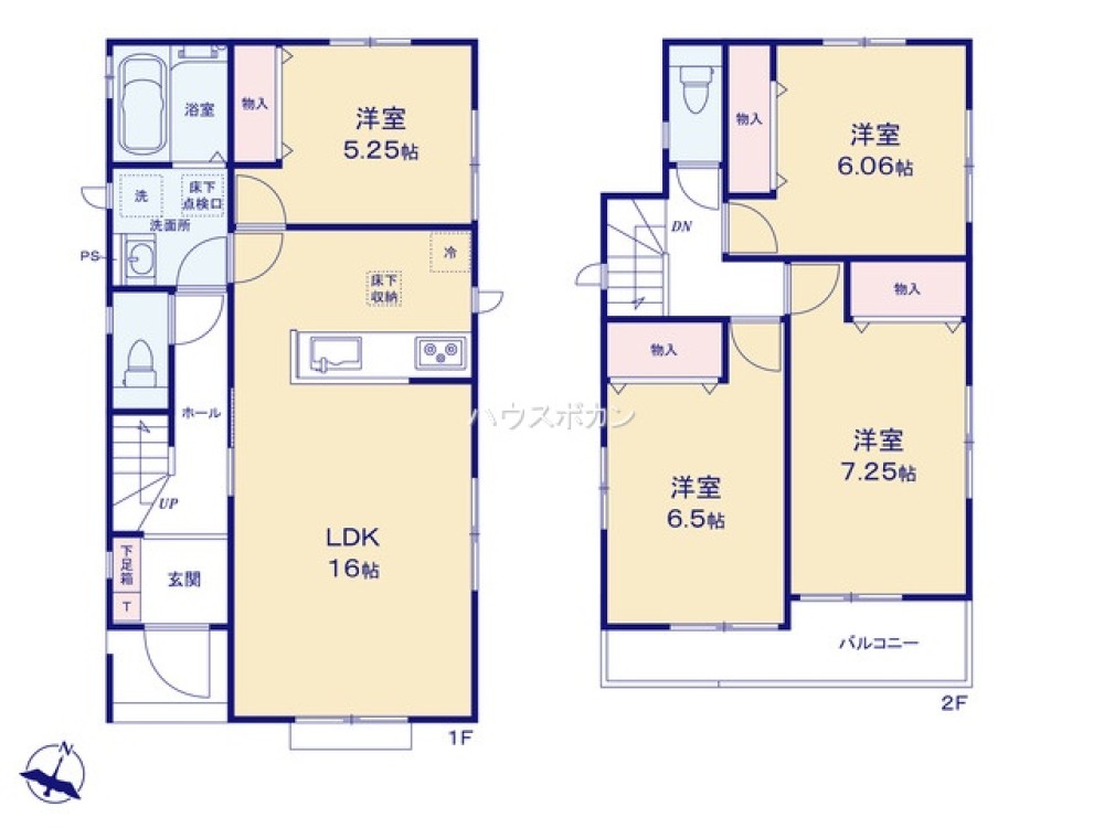 全居室2面採光です！