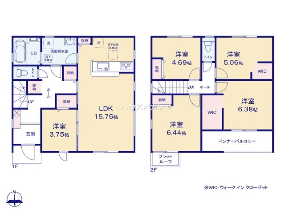 リビング横に洋室あり！