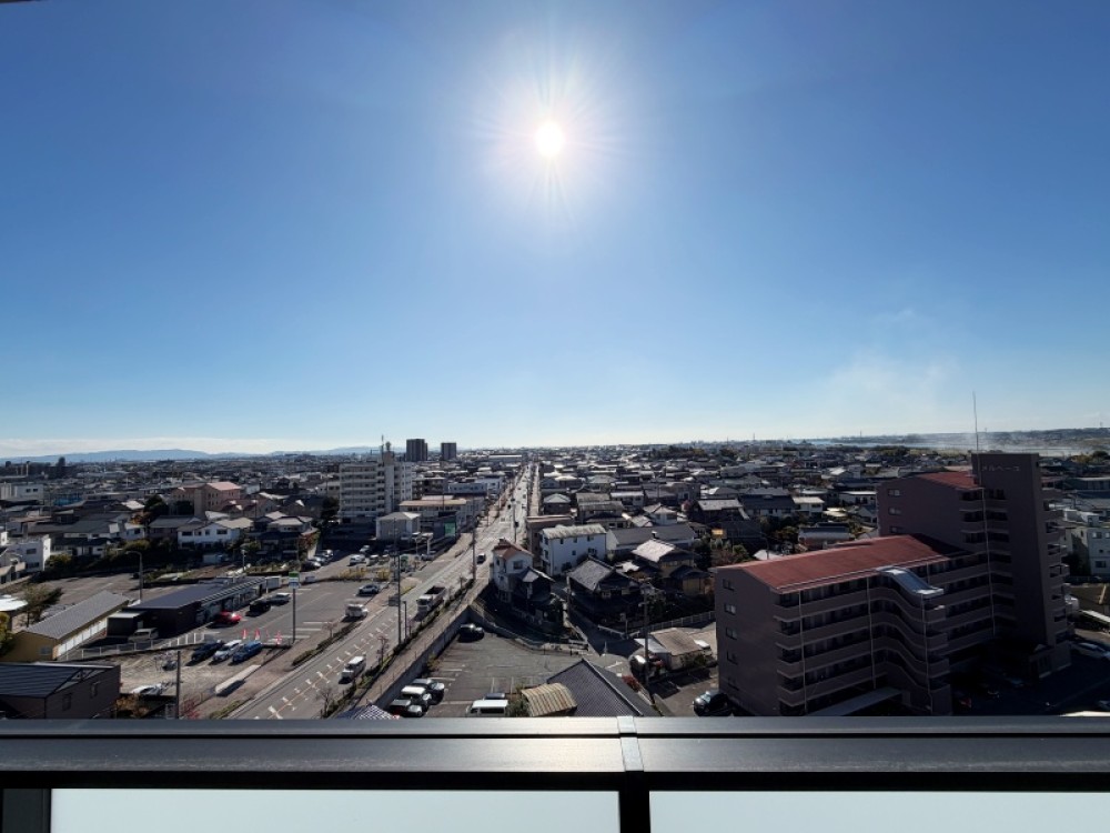 高層階のお部屋で眺望良好！