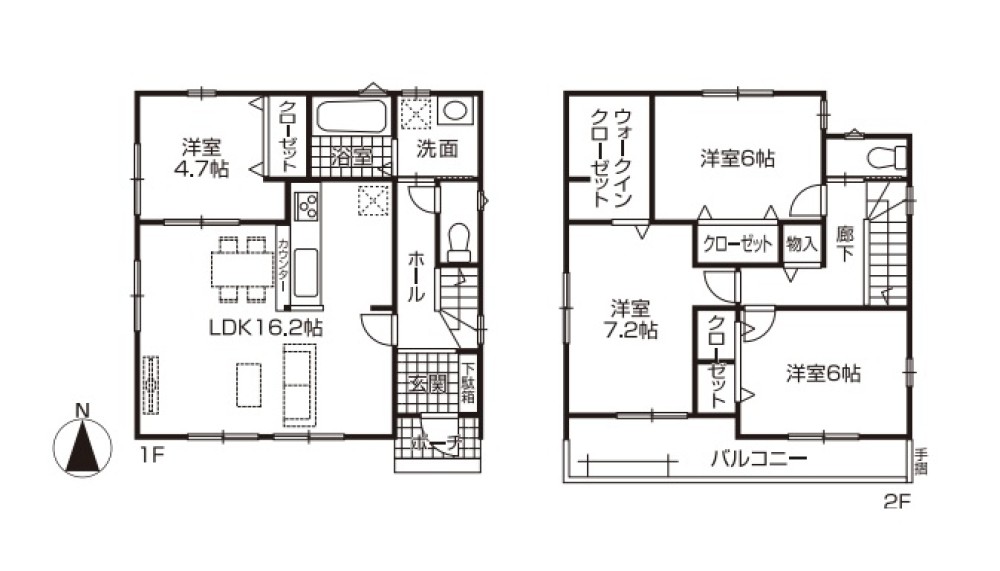 一宮市三条山　全5棟　1号棟 画像1