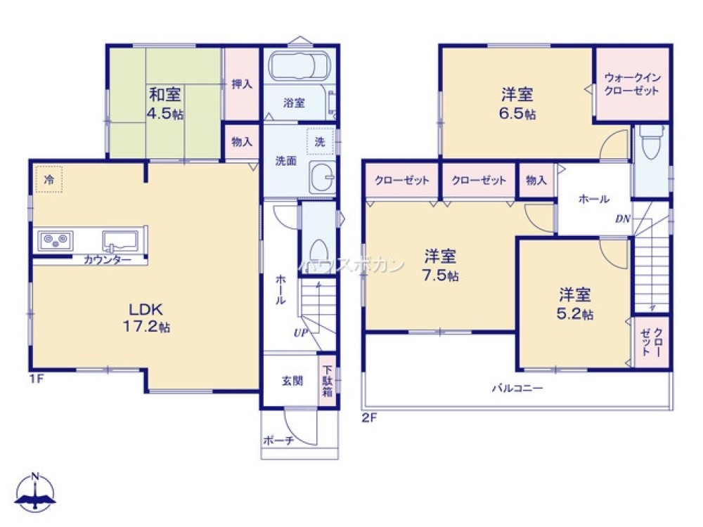 一宮市三条山　全5棟　2号棟 画像4