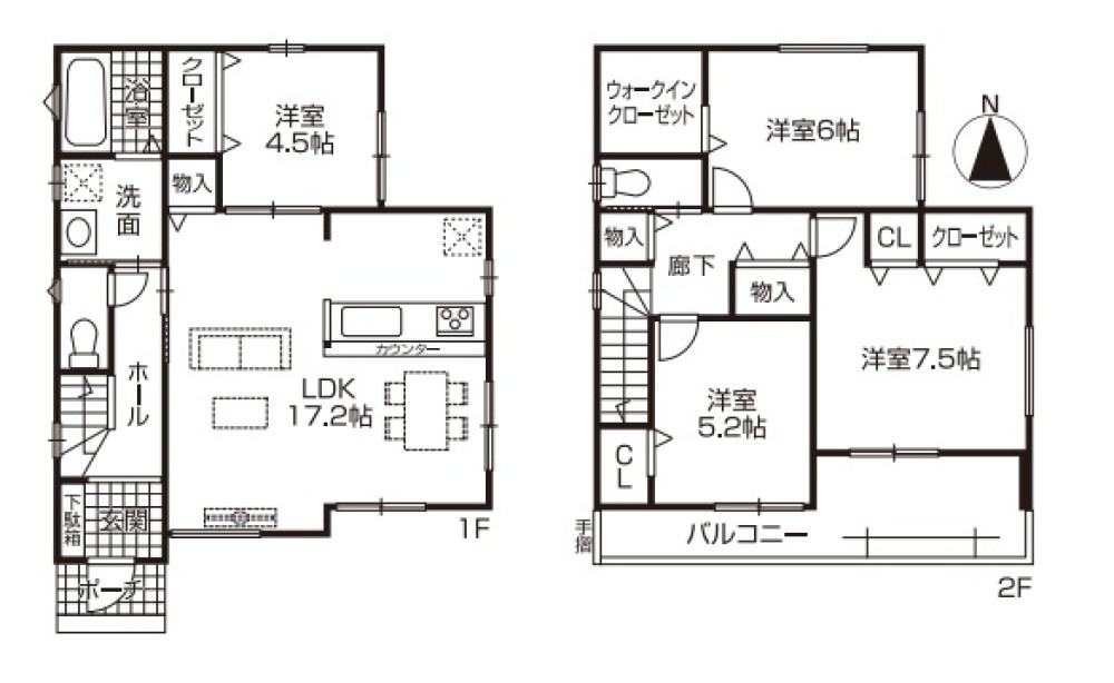 一宮市三条山　全5棟　5号棟 画像1