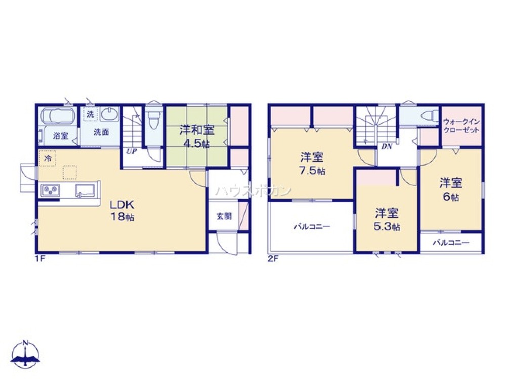 一宮市今伊勢町馬寄　第8　全5棟　1号棟 画像4