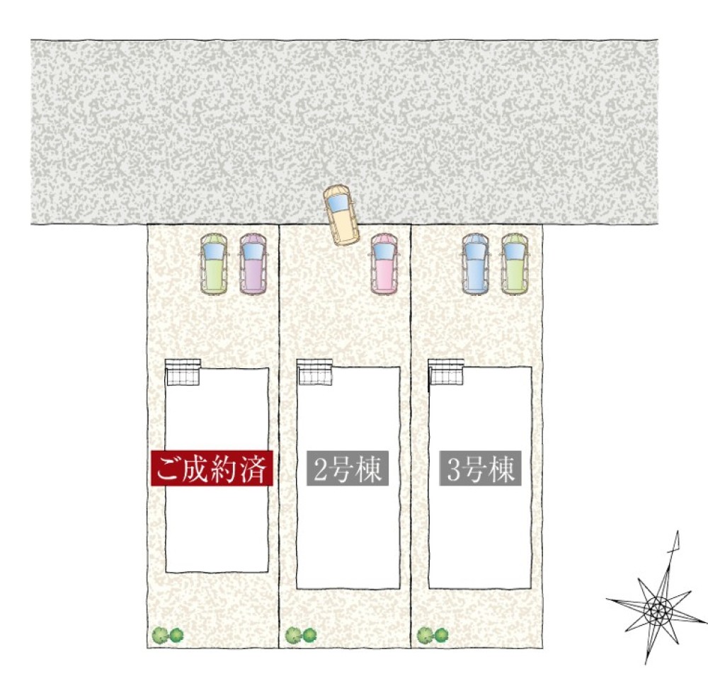 春日井市林島町　全3棟　2号棟 画像1