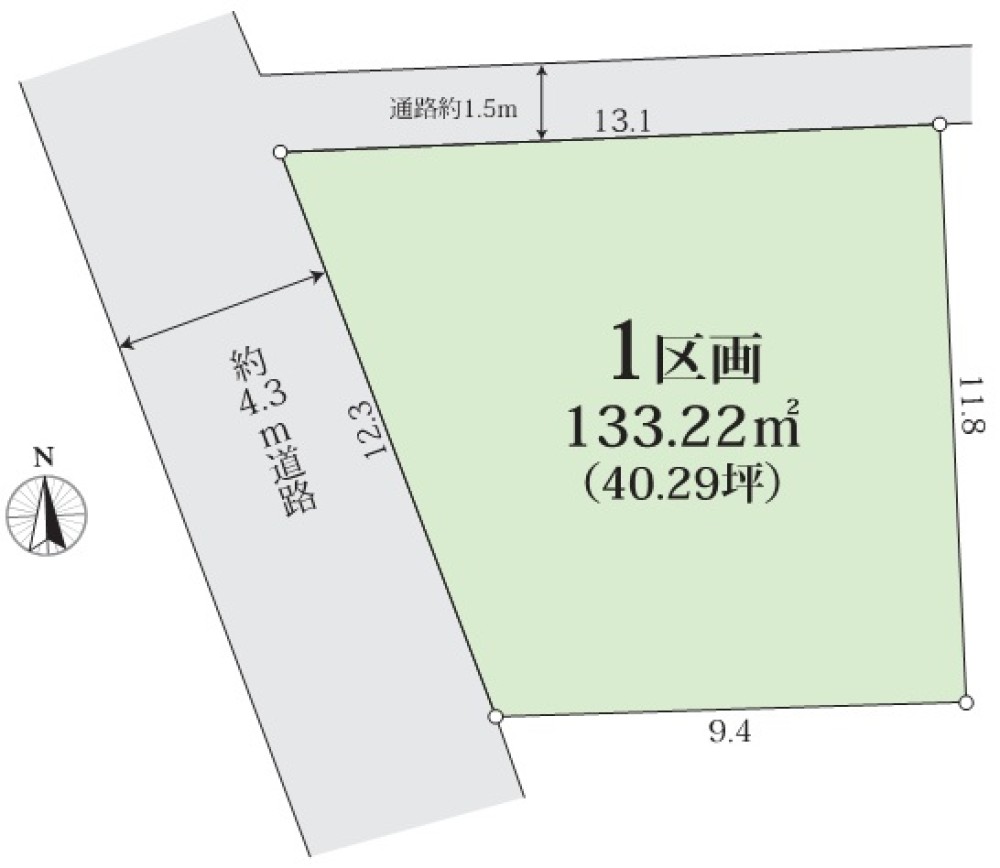岡崎市赤渋町　4期　全1区画 画像1