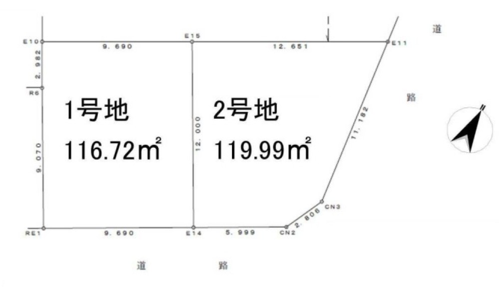 一宮市柳戸町一丁目　全2区画 画像1