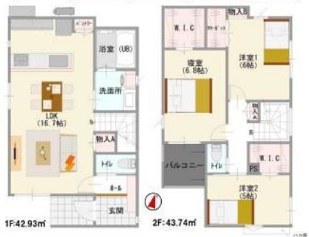 刈谷市南桜町　全2棟　2号棟 画像2