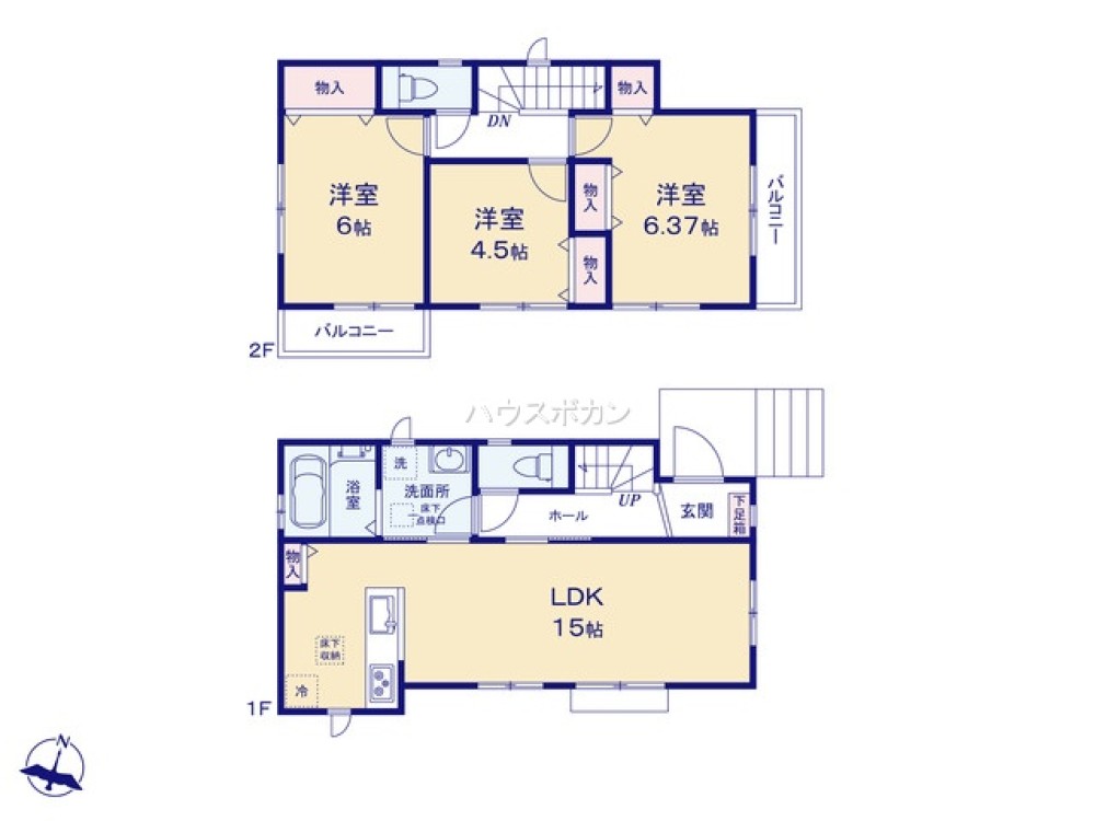 名古屋市緑区神の倉　7期　全2棟　B号棟 画像4