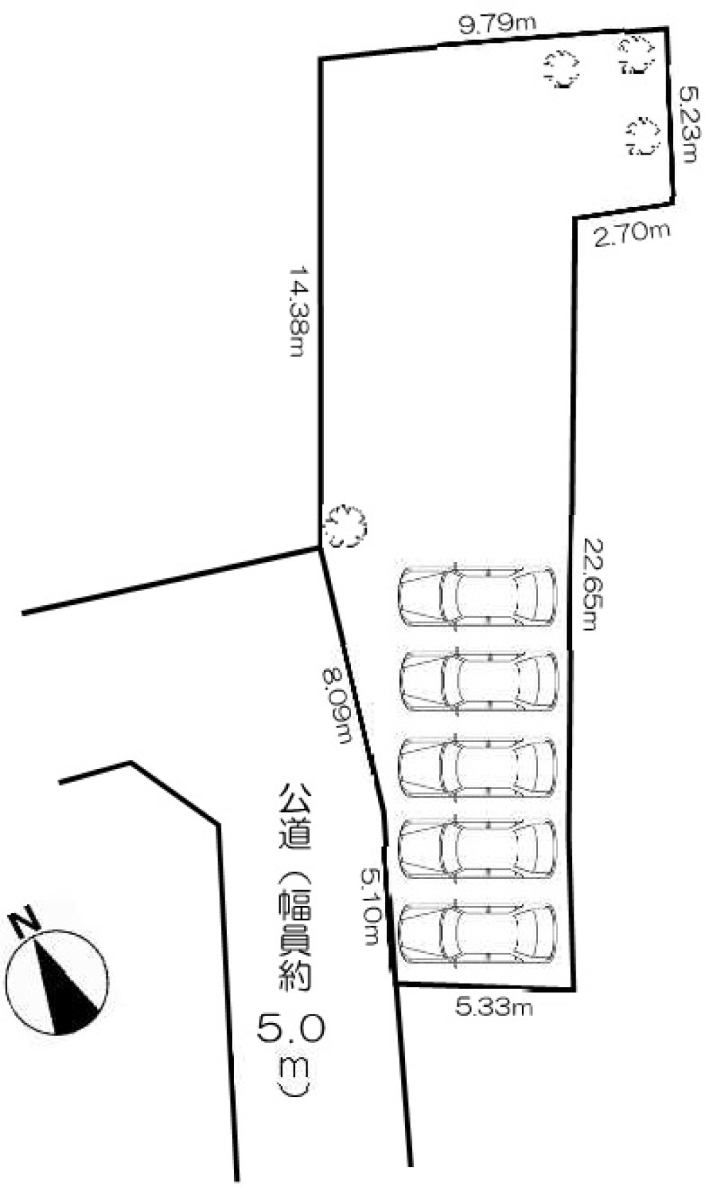 犬山市大字五郎丸字前畑　全13区画　F区画 画像1