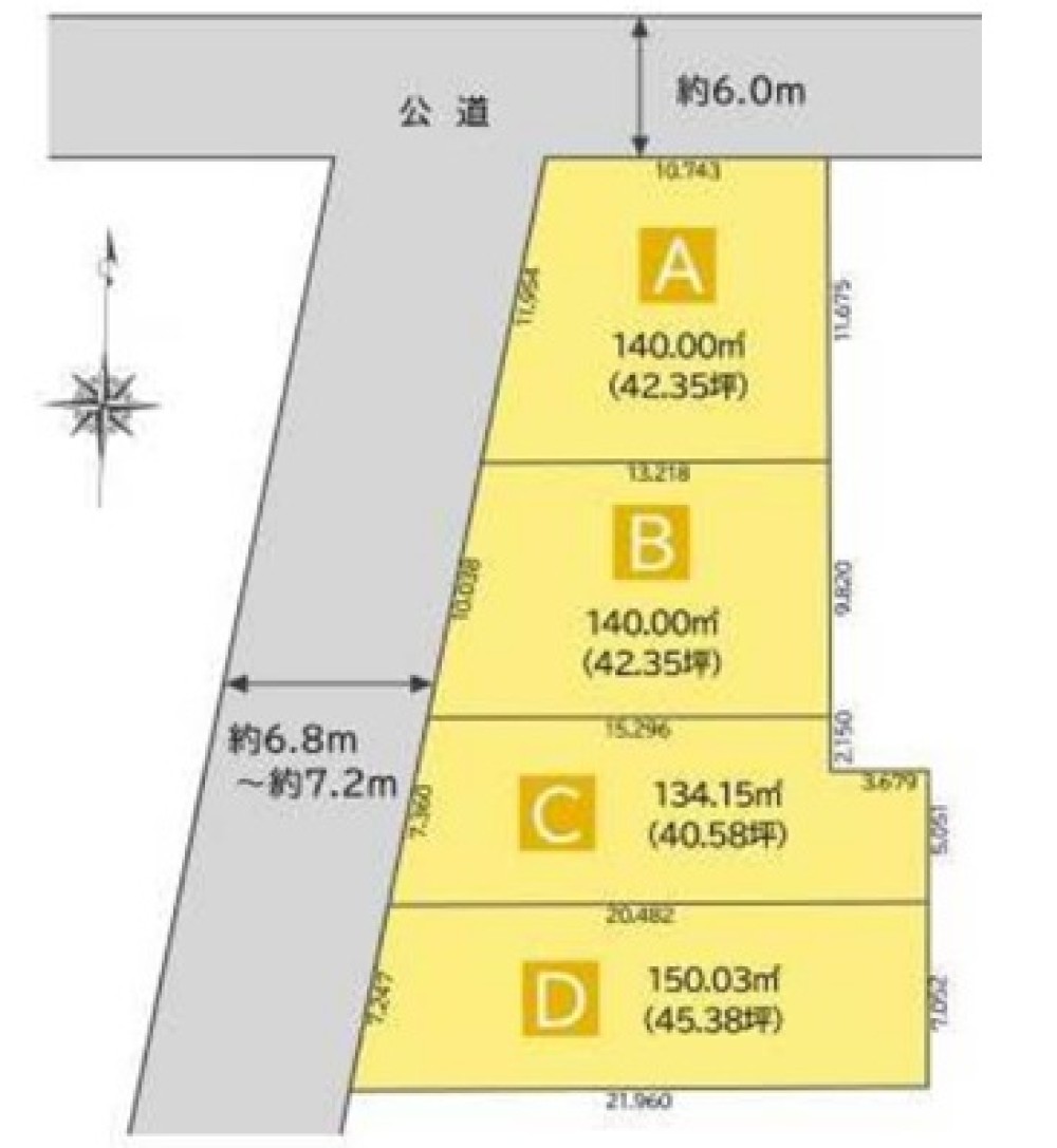 春日井市上条町　全4区画　C区画 画像1