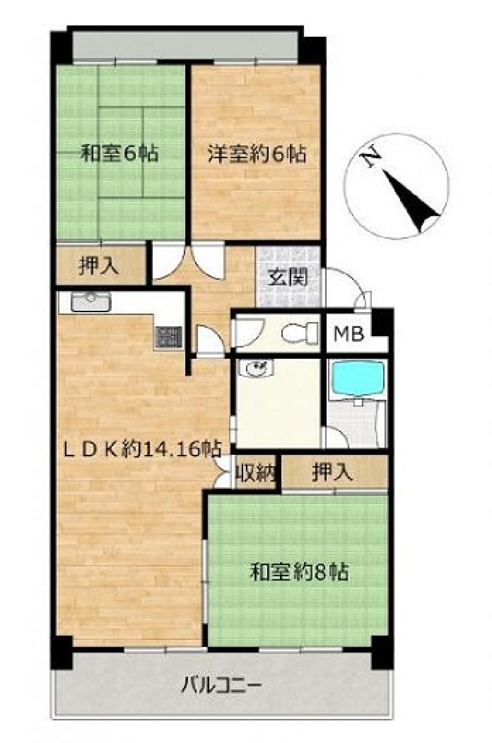 中央マンション安城 画像1