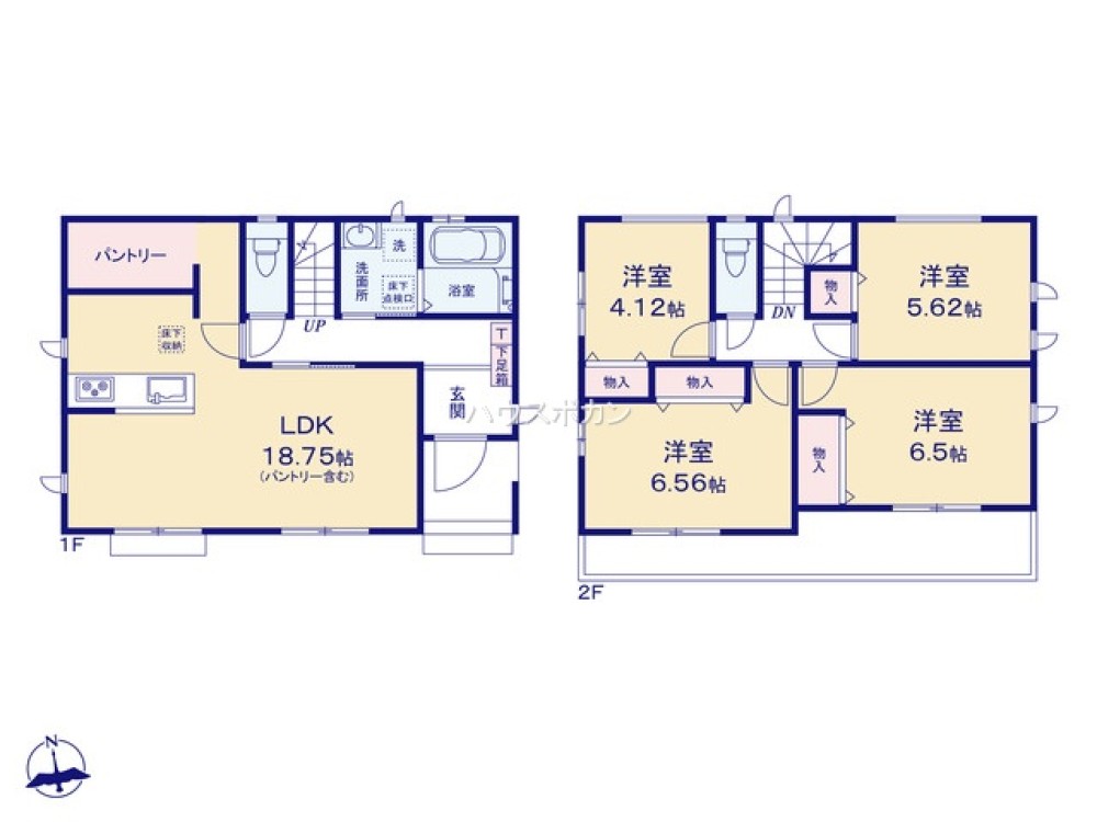 春日井市花長町2期　全1棟　1号棟 画像4