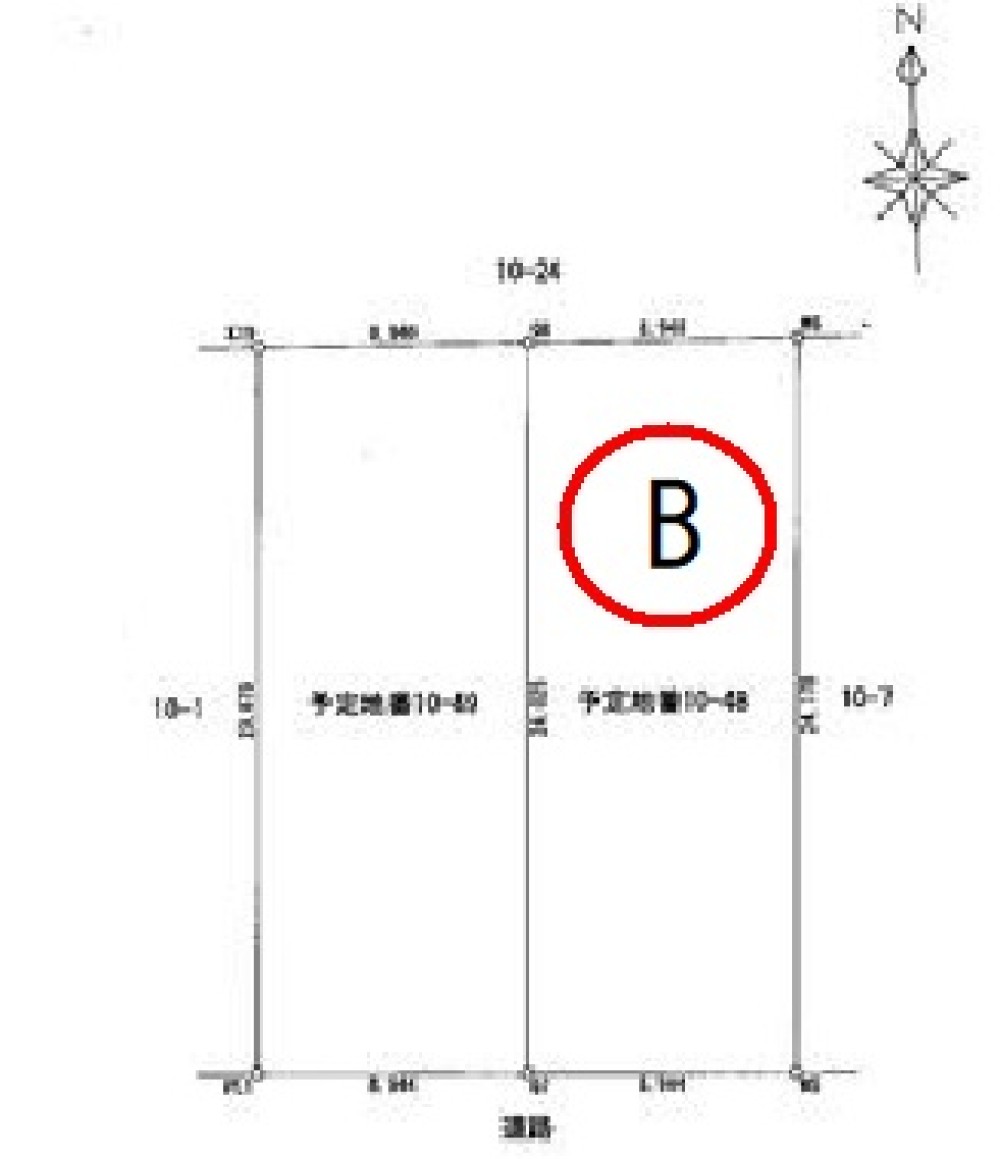 犬山市羽黒字前川原　全2区画　B区画 画像1