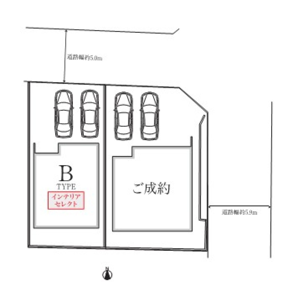 みよし市三好町　全2棟　B棟 画像1