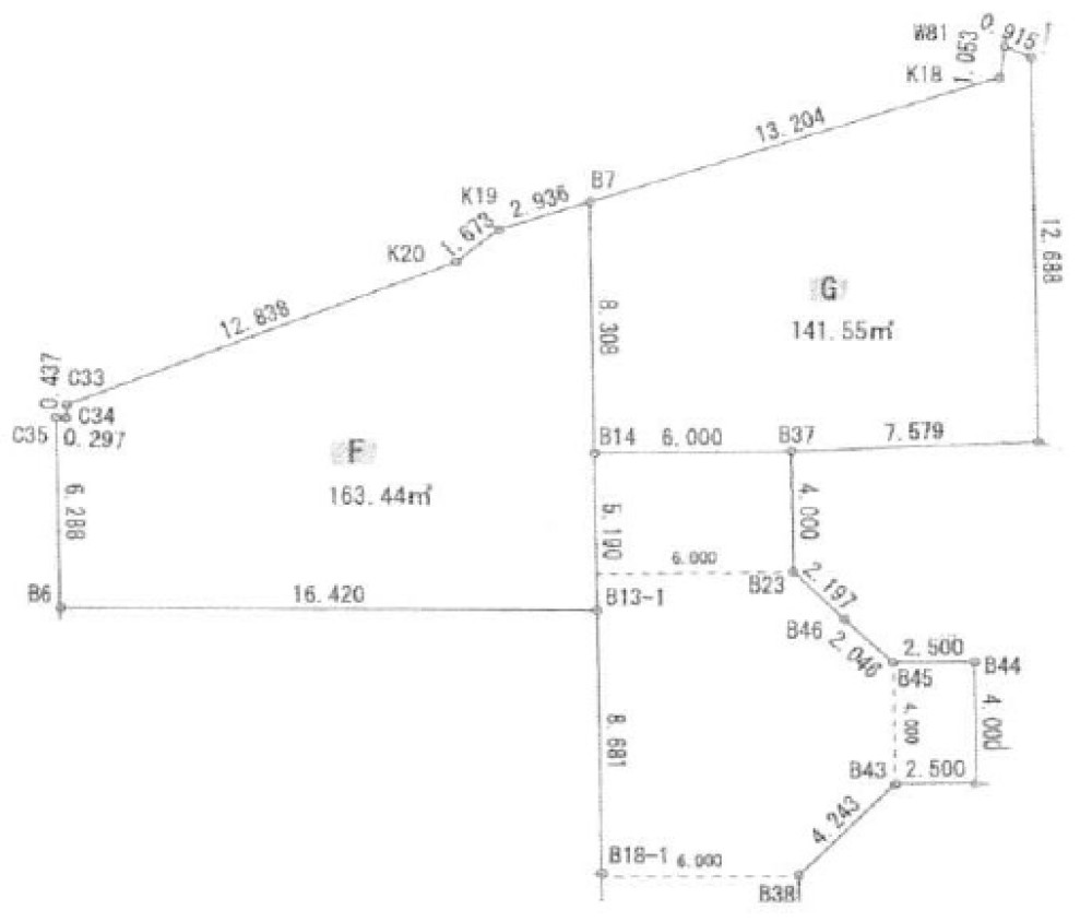 西尾市中畑町　F区画 画像1