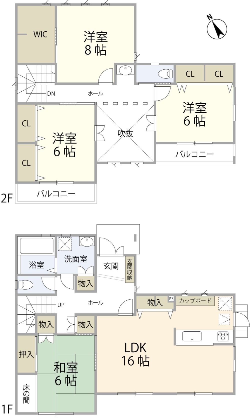 間取りは広々4LDKございます。