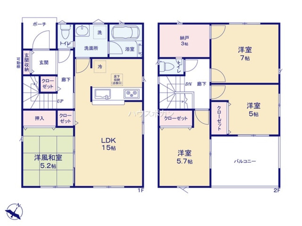 小牧市池之内　第1　2号棟 画像4