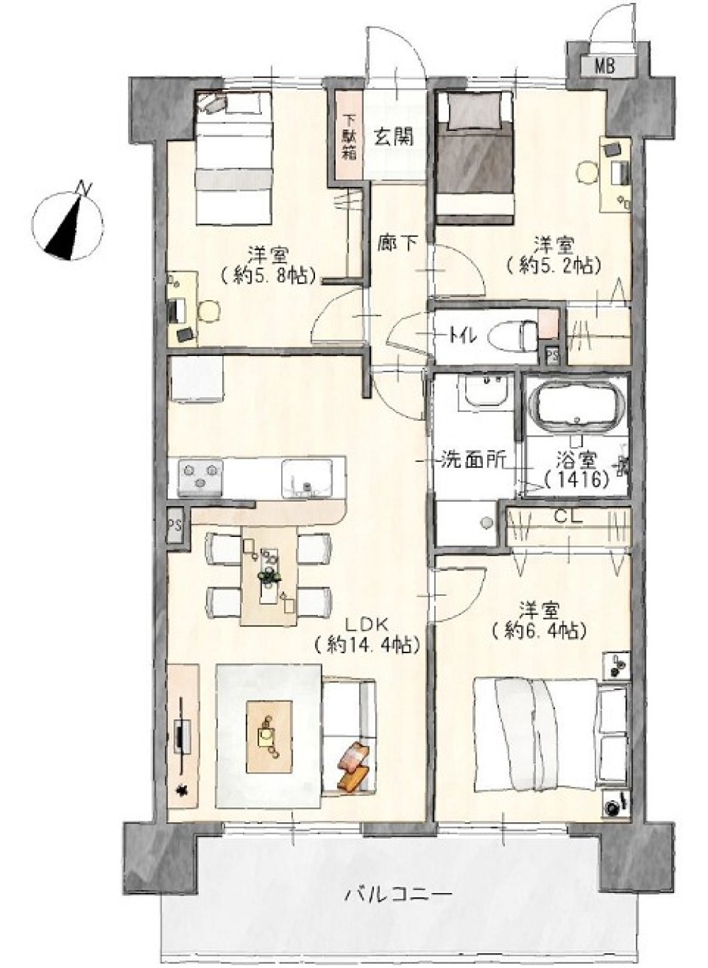 ガーデンヒルズ今池 画像1