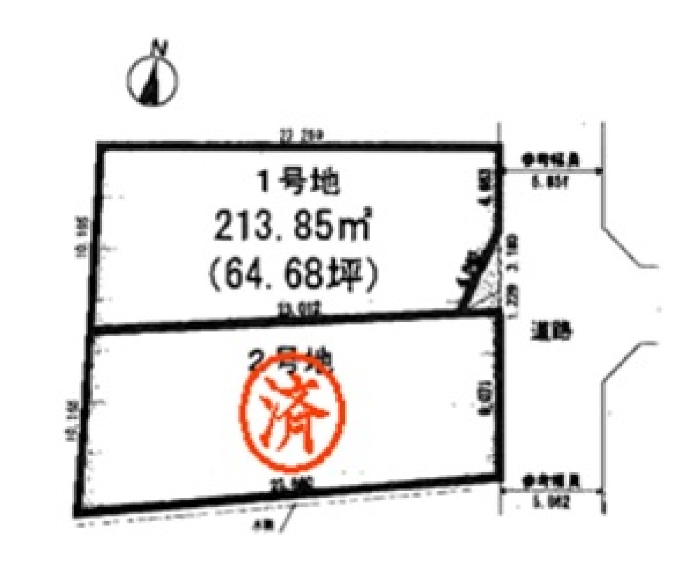 半田市南大矢知町　全2区画　1号地 画像1
