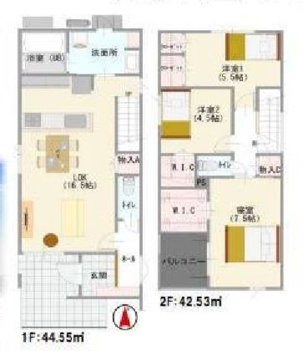 名古屋市天白区梅が丘　第二　全2棟　1号棟 画像2