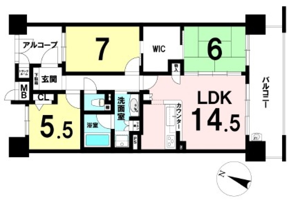 レゾンシティ田中町 画像1