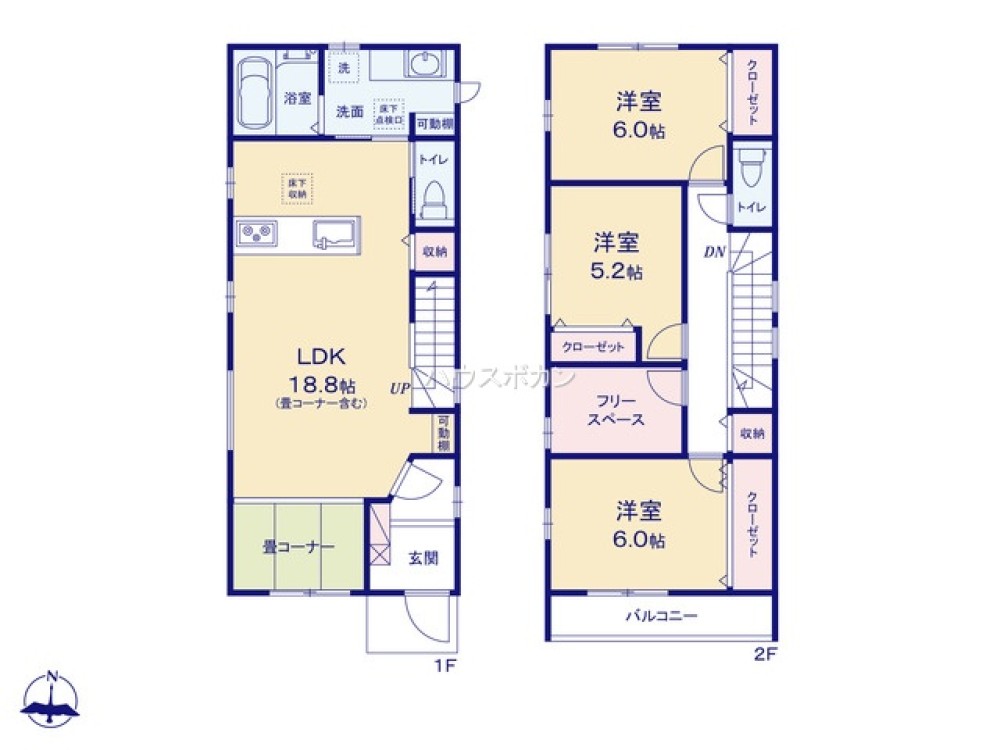 春日井市下条町一丁目　全2棟　B区画 画像4