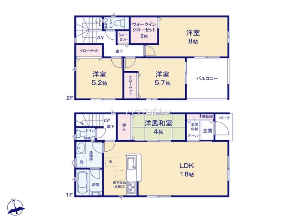 広々18帖のLDKです！