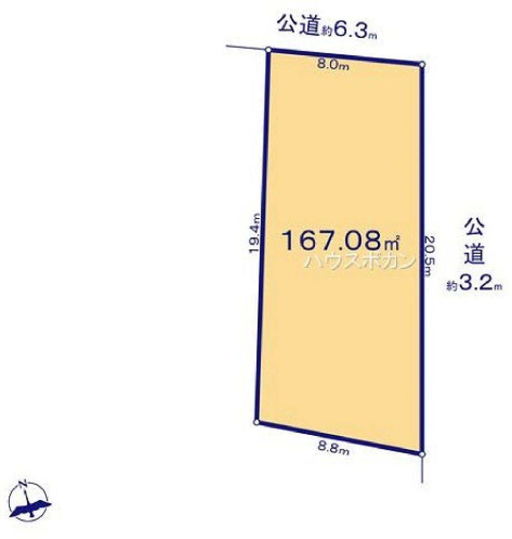名古屋市瑞穂区雁道町　1期　全1区画 画像2